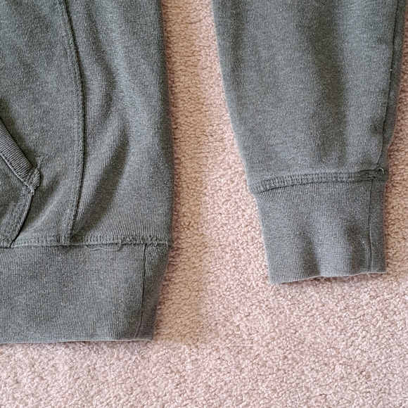 The North Face Mens Hoodie Size Medium Green Pullover Hooded Sweatshirt Casual - Picture 5 of 12